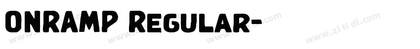 ONRAMP Regular字体转换